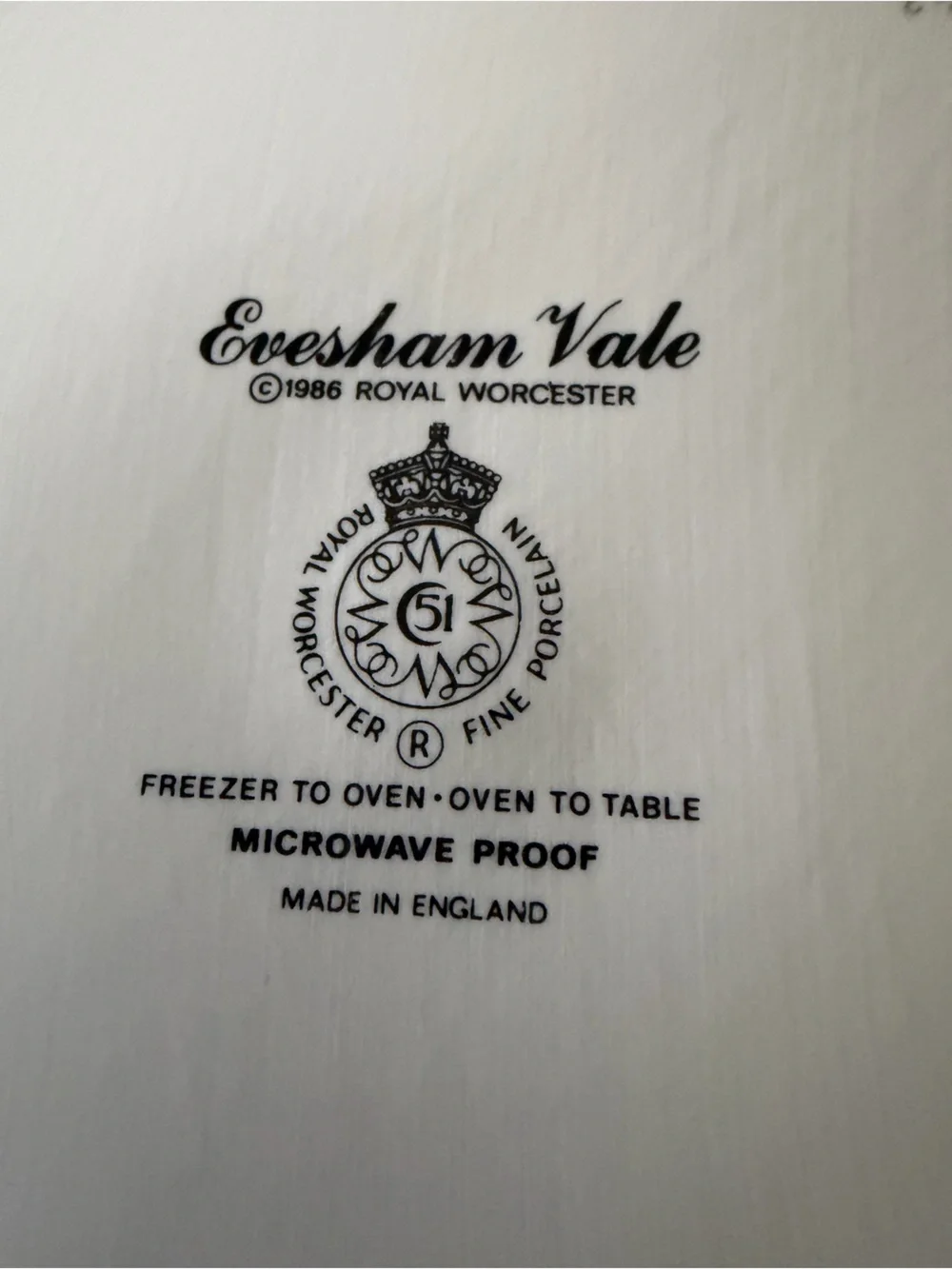 Royal Worcester Eversham Vale Porcelain Canister